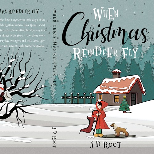 Design a classic Christmas book cover. Design by iMAGIngarCh+