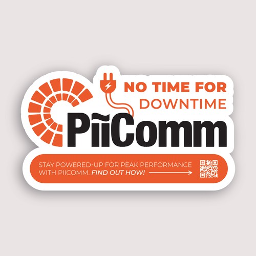 Sticker design for upcoming trade show Design by marcela97