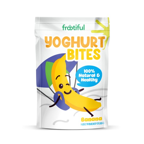 DESIGN PACKAGING FOR CHILDREN SNACK  - FUN, STAND OUT, MODERN Design by Plush Design