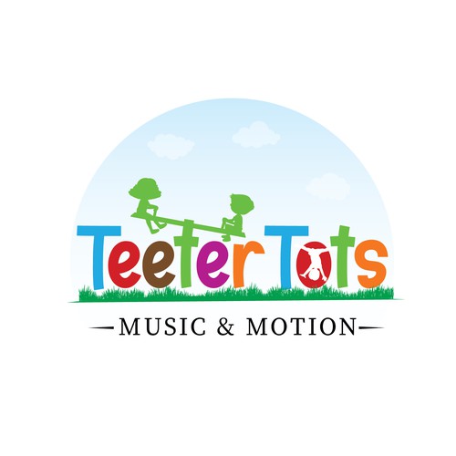 Teeter Totter meets Tumbling Tots - this logo is all about play!-ontwerp door M.Siddique