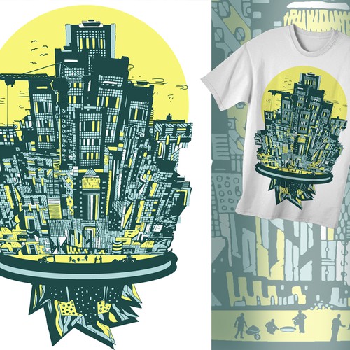 Create 99designs' Next Iconic Community T-shirt Diseño de Artrocity