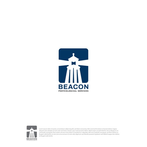 Logo for psychologist private practice providing therapy. Serious but hopeful. Design by Pondra C Putra