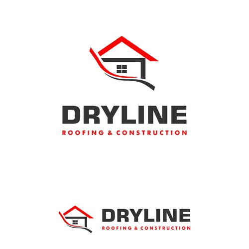 Create a dynamic logo for  Dryline Roofing and Construction, LLC Design by D.N Design