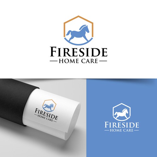 コンペ「Fireside Home Care Logo」のデザイン by Web Hub Solutionさん 