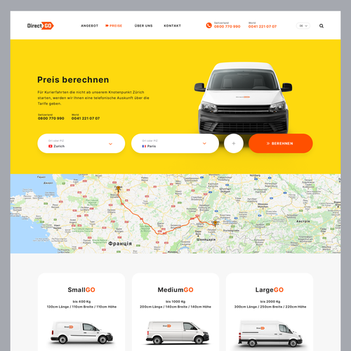 Proposta di design per un contest della categoria Design di sito web realizzata da Design Helper