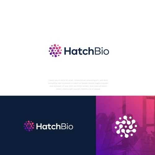 Design a logo for an innovative biotech company that efficiently hatches new medicines Design by genesis.design