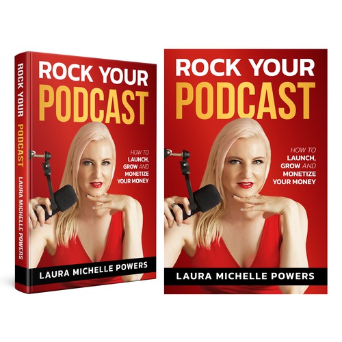 Podcast Book Cover - Rock Your Podcast Design by Whizpro