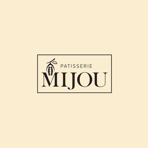 Logo for the modern and creative Patisserie Mijou Design by harivas