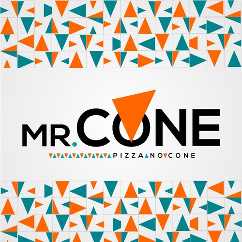 "Crie uma logo para loja de pizzas no cone." winning Logo design