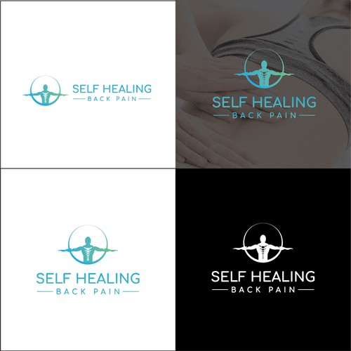 we need a logo for ou online course that coaches people with chronic back pain to heal themselves Design von AkungGraphic