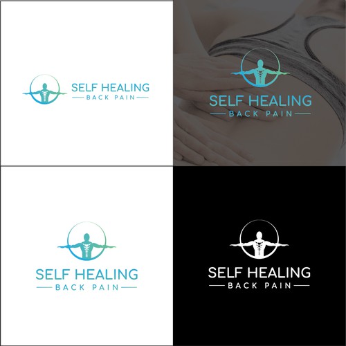 we need a logo for ou online course that coaches people with chronic back pain to heal themselves Design by AkungGraphic