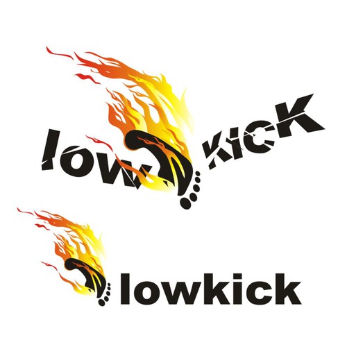 Awesome logo for MMA Website LowKick.com! デザイン by creativica design℠
