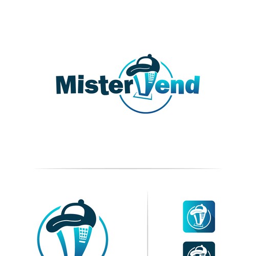 looking for a fun exciting logo for my vending machine business Design by udara