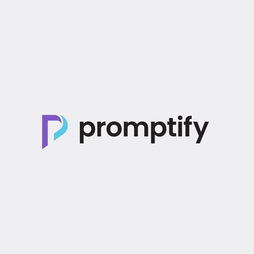 Modern, Simple and Sleek Logo for Promptify.com Design by Creative Dan
