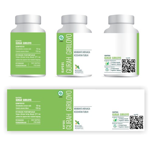 Design a Fresh, Simple, and Neat Label for An Herbal Supplement Bottle Design by Insan_M