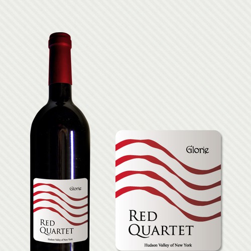 Glorie "Red Quartet" Wine Label Design Design por The Nugroz