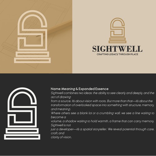 Design a Timeless Logo for Sightwell — A Place-Rooted Creative Developer Design by S H A Y