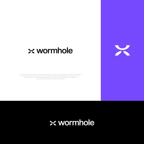 Wormhole Protocol Logo Design Design by Oszkar_