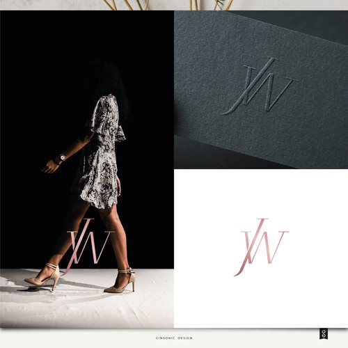JW Script Logo Diseño de GinSonic