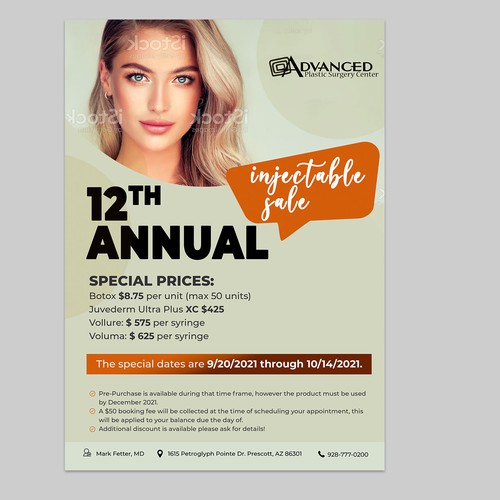 Botox and Filler Injectable Sale Add Design by Creativedzine