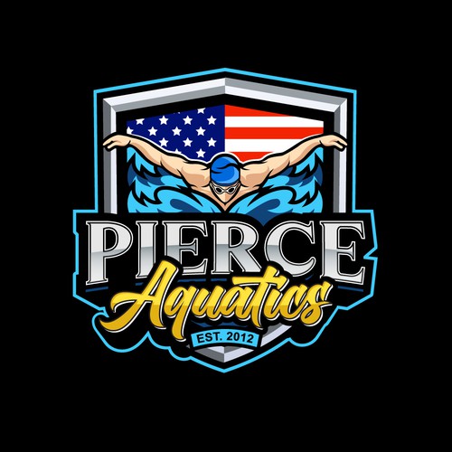 Swim Team Logo Design by dons.hermawan