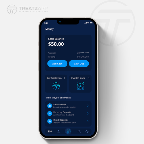 The New Cash APP Design Contest Design by Jas Designs