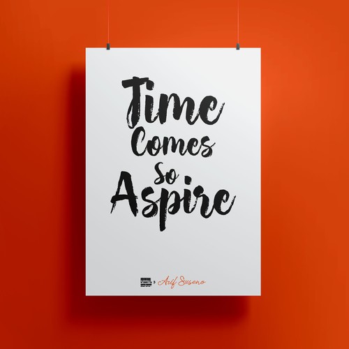 Design your motivational sentences beautifully Design by ArifSuseno