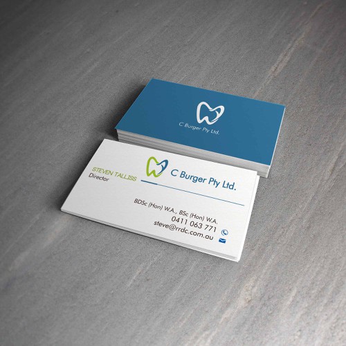 create professional cards for our dental business Design réalisé par grintdeveraux