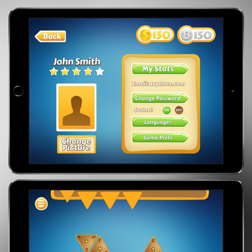 **GUARANTEED** Create UI for Triangular Dominos iPad Game Design by AscentCarbon♾️