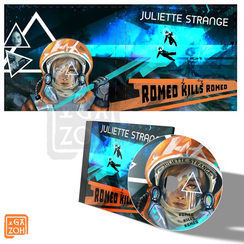 Create album artwork for music CD, front and back, with 60's/70's russian space poster and ideology! Réalisé par GazoH