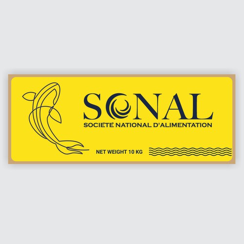 TILAPIA MASTER CARTON WITH YELLOW BACKGROUND Design by Moi_Designers