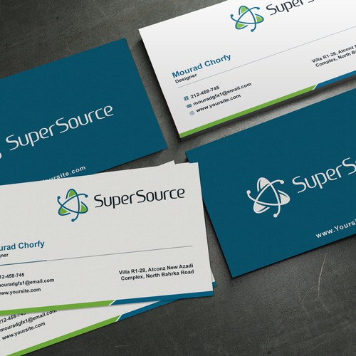 Create An Innovative Business Card For Super Source