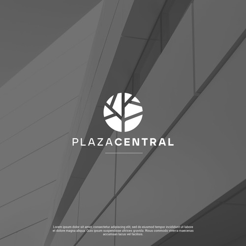 Logotipo Plaza Central Design by SherpaStudio®