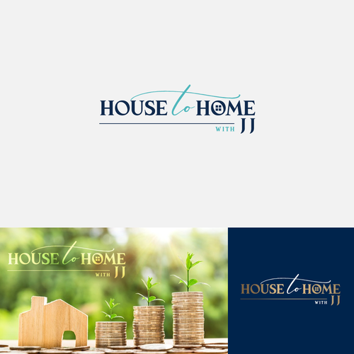 "House to Home with JJ" REAL ESTATE AGENT LOGO!! Ontwerp door tonina