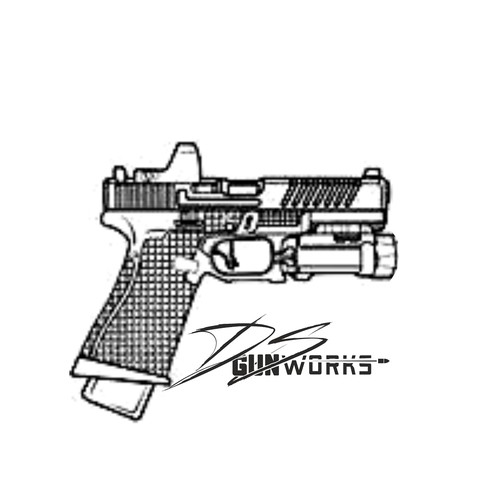 Create a dope industrial / abstract logo for a custom handgun building company Design by Alex V. Miclaus