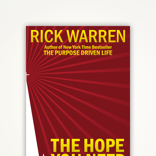 Design Rick Warren's New Book Cover Design por CrazyAnt