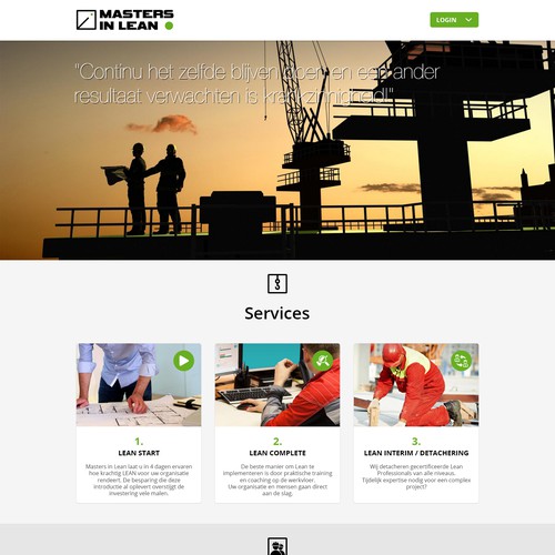 Website Design for Lean Trainers’ Online Training Platform Réalisé par Samodiva