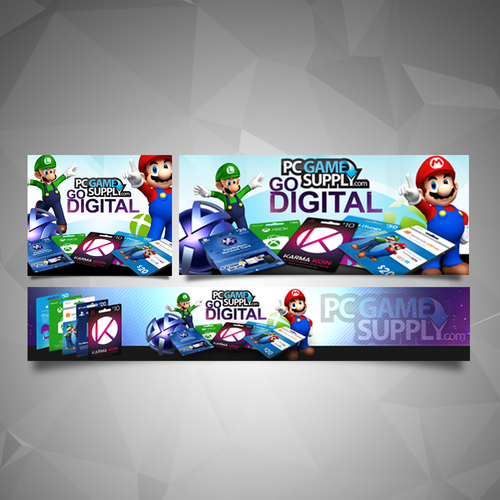 Brand Banners For Pc Game Supply Banner Ad Contest 99designs