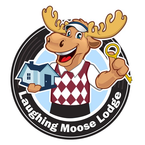 Laughing Moose Lodge - Create a Logo for Lasting Memories at a Vacation Rental Design by Rozie'sDesign™