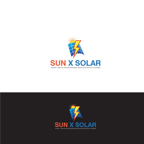 Diseño de Sun X Solar needs a powerful logo to make a statement de teodoric