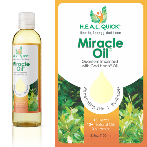 Label for Miracle Oil Design by Hecko