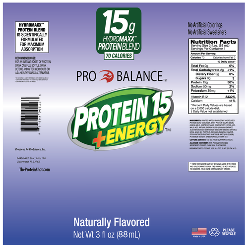 Create Label design for the only all natural Protein Energy shot in the country Design by the ClArkmage