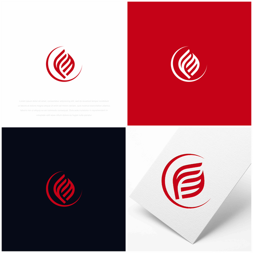 Design a plain logo with 2 initials - Easy to design! Clear instructions Design by colorworks™