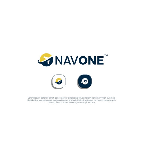 NavOne Logo - Sub Brand of NavPass.aero Design by Leo Sugali