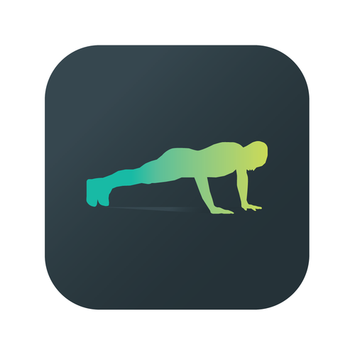 Create a simple, beautiful icon for a Push-Up workout app | Icon or ...