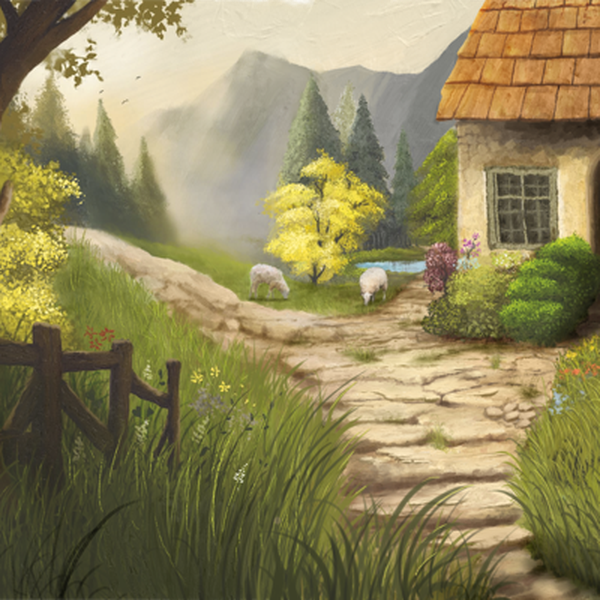 "A Wizard and Her Daughter" Banner design