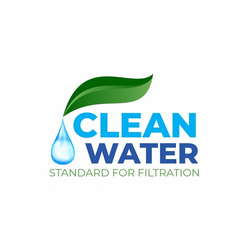 Simple Clean Logo for Water Filtration Company Design by Adides