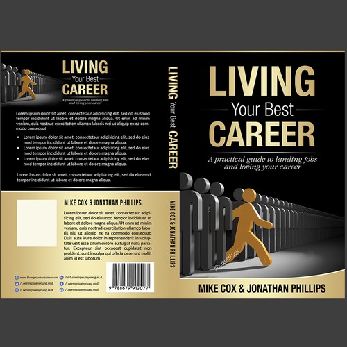 Design inspirational book cover for career-changing book Design by Lizaa