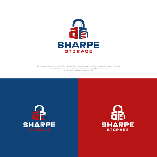 Need a simple, bold, identifiable logo for a self storage business Design by MotionPixelll™