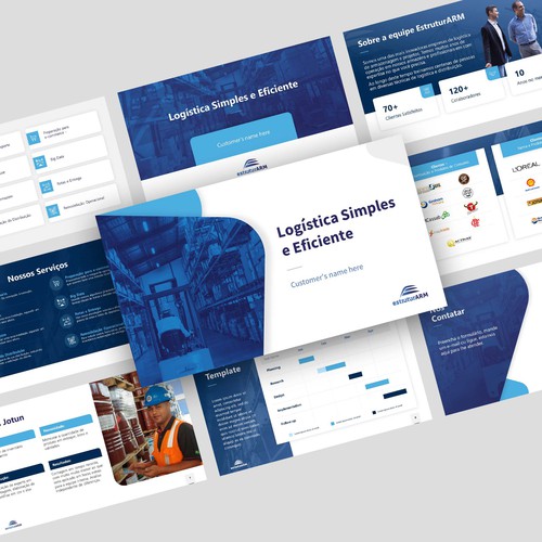 PowerPoint template contest entry by ferowulan